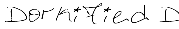 Dorkified Distortion font