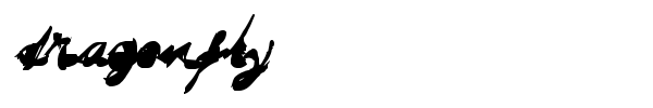 Dragonfly font