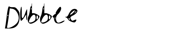 Dubble font
