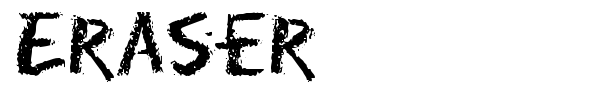 Eraser font
