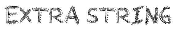 Extra String font
