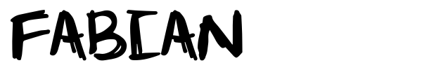 Fabian font