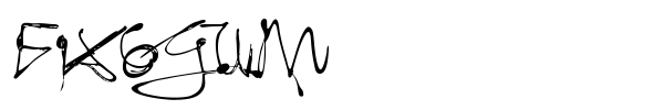 Fixogum font