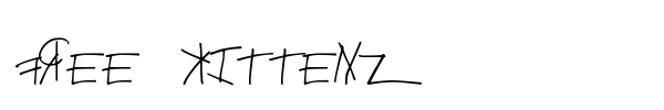 Free Kittenz font