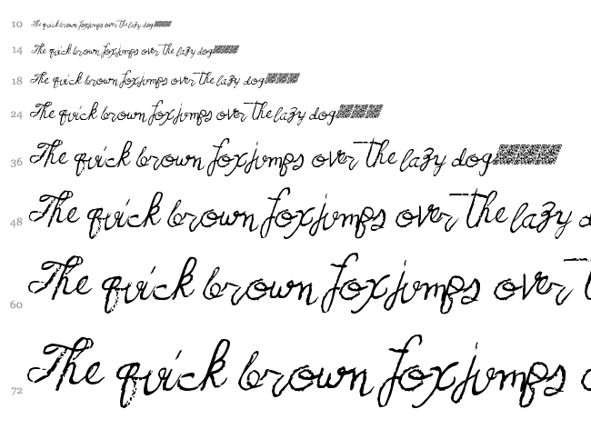 French Pirates font waterfall