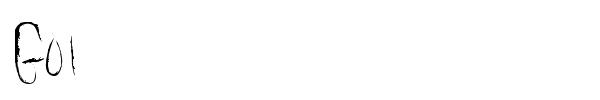 G01 font