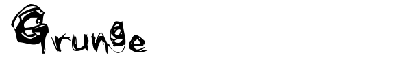 Grunge font