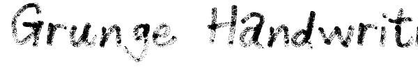 Grunge Handwriting font