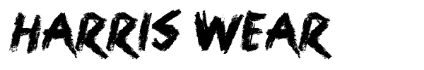 Harris Wear font