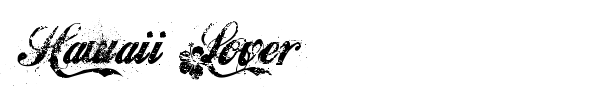 Hawaii Lover font