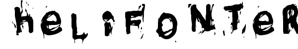 Helifonter font
