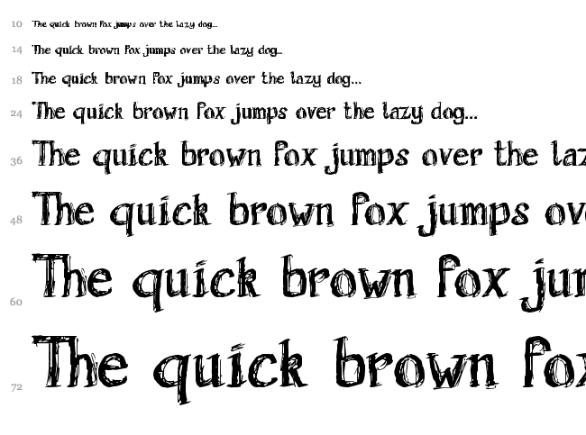 Holyrose Sale font waterfall