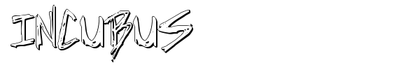 Incubus font