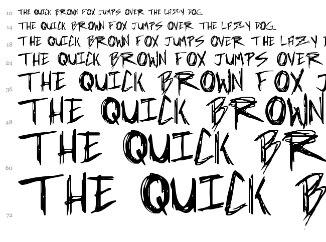 Incubus font waterfall