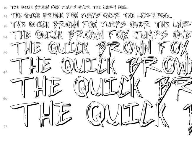 Incubus font waterfall