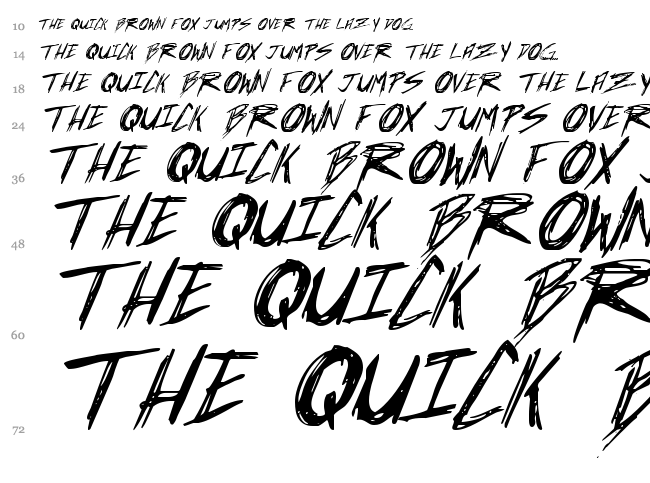 Incubus font waterfall