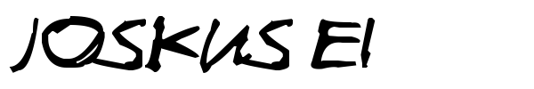 Joskus Ei font