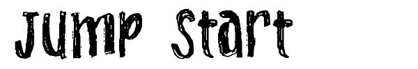 Jump Start font