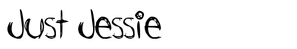 Just Jessie font