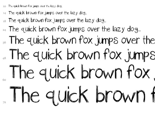 KB an Avoxlost font waterfall
