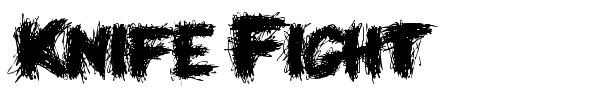 Knife Fight font