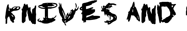 Knives and Pens font