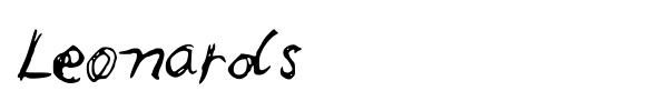 Leonards font
