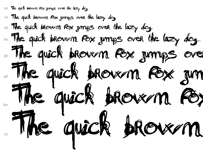 Mad a Fraf font waterfall