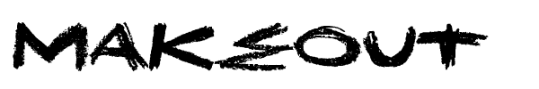 MakeOut font