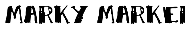 Marky Marker font