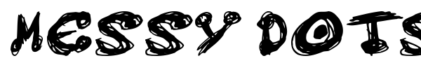 Messy Dots font