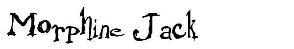 Morphine Jack font