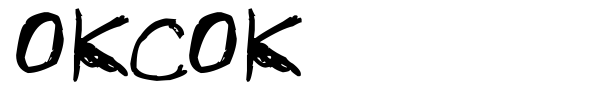 OKCOK font