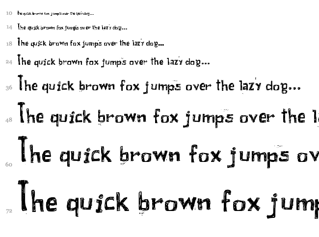 Peixe Frito font waterfall