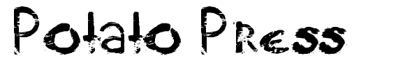 Potato Press font