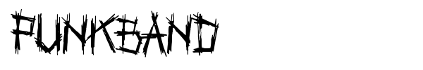 Punkband font