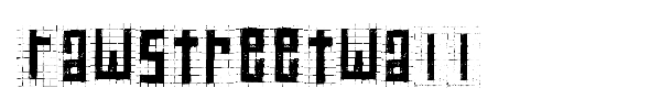 RawStreetWall font