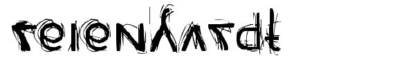 Reienhardt font