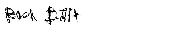 Rock Bait font