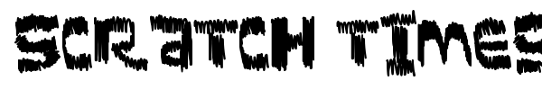 Scratch Times font