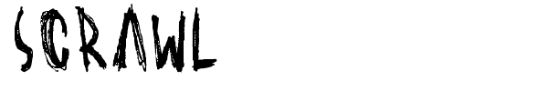Scrawl font