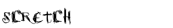 Scretch font