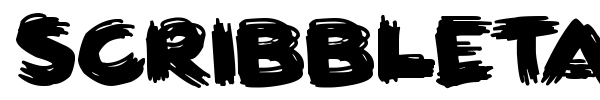 Scribbletastic Brush font