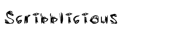 Scribblicious font