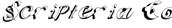 Scripteria Cola + Gummy + Toid font preview