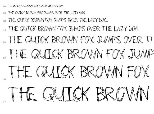 Scrum Bucket font waterfall