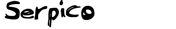 Serpico font