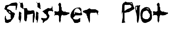 Sinister Plot font
