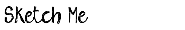 Sketch Me font