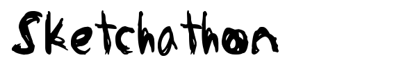 Sketchathon font